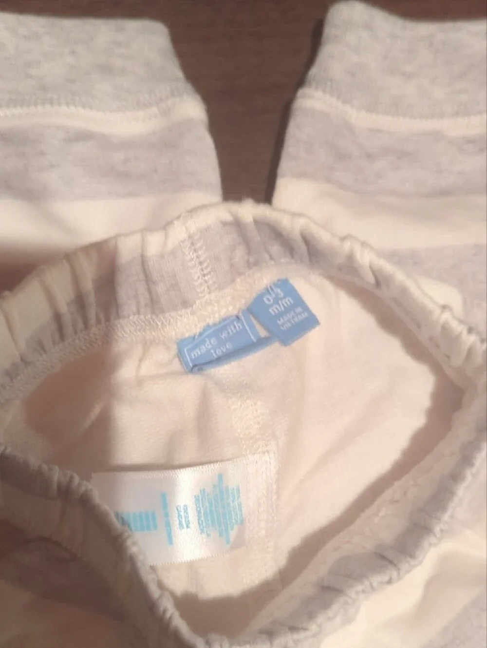 The Children's Place White and Light Gray Puppy Pajama Set